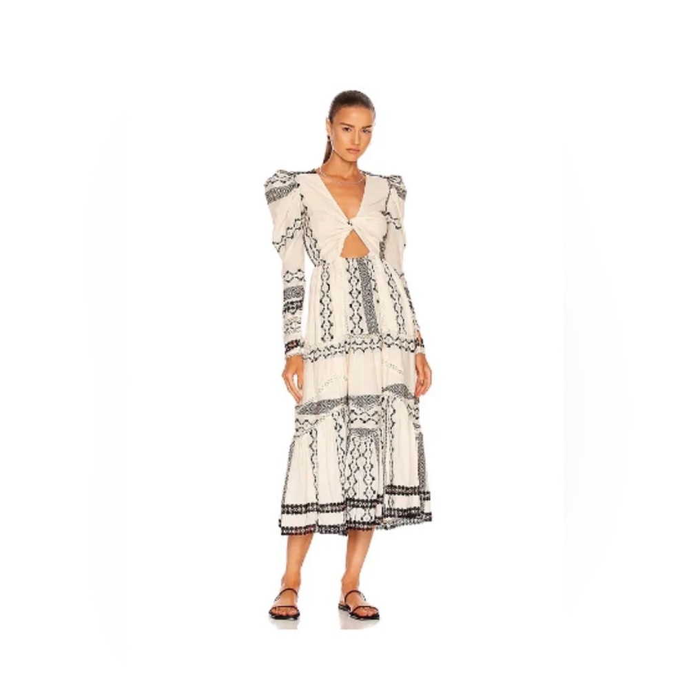 Hemant and Nandita twisted yoke dress